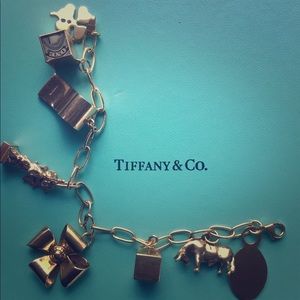 tiffany charm bracelet gold